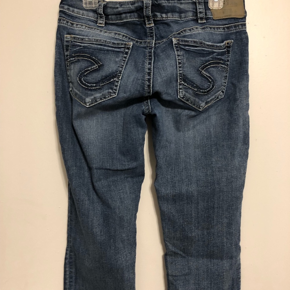 Silver Suki Capri Size 31 - Picture 2 of 6